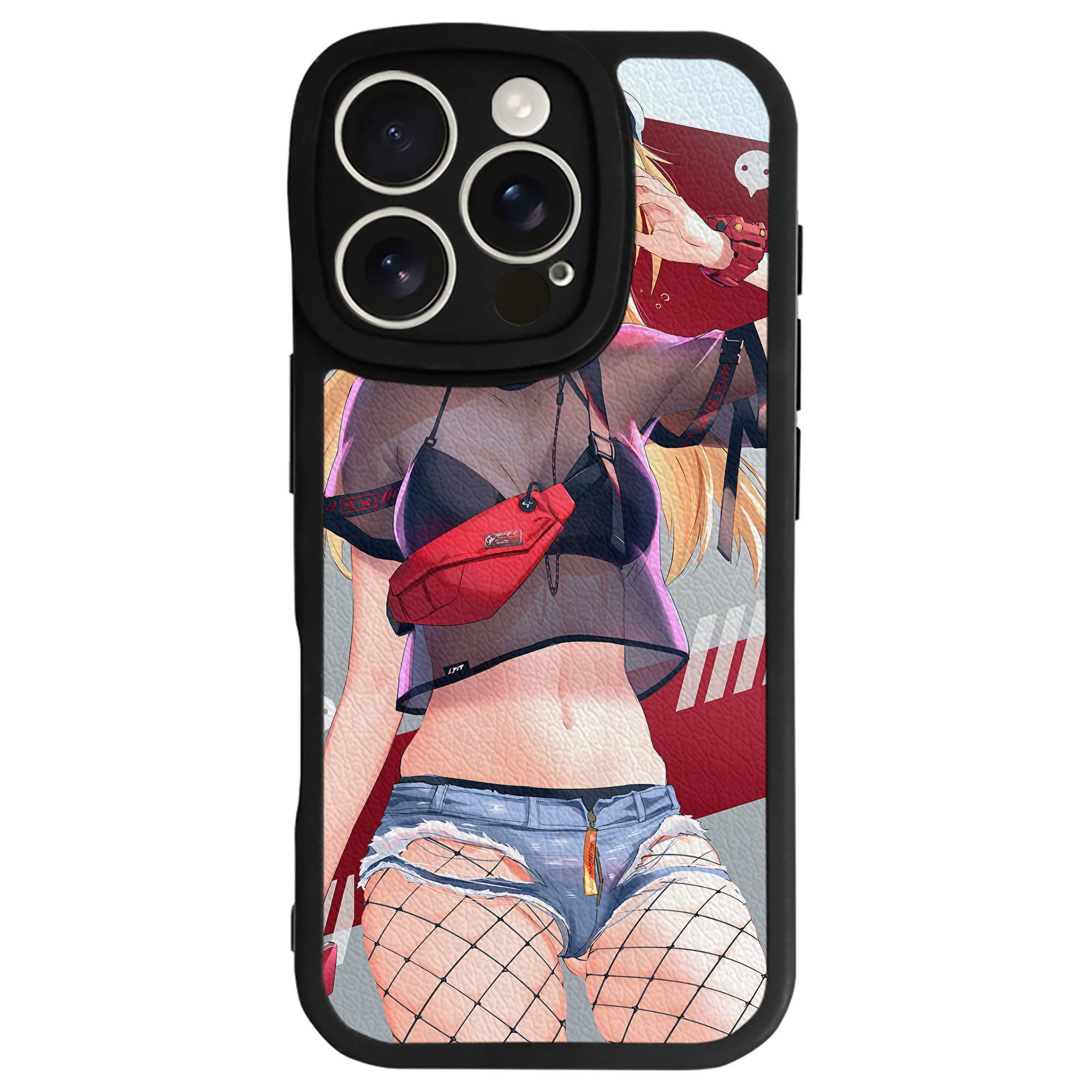 （画像用） EVA 新世紀エヴァンゲリオン 【iPhone 16シリーズ対応】シリコンスマホケース（レザー調） 材質：シリコン